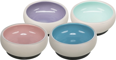 Trixie Keramische Voerbak / Waterbak Assorti 11 cm 300 ml 4 st