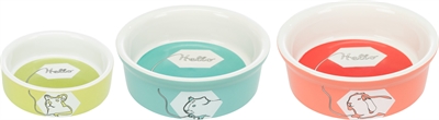 Trixie Keramische Voer- en Waterbak Hamster 8 cm Assorti 4st