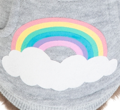Trixie Hondentrui Hoodie Rainbow Falls Grijs 33 cm