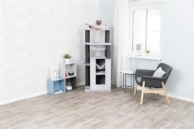 Trixie Krabpaal XXL Leandro Grijs 63x50x163 cm voor katten