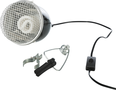 Trixie Reptiland Reflector Klemlamp 150 W 14x19 cm met Draadbeschermkap