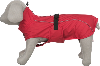 Trixie Regenjas Hond Vimy Rood 25 cm, Buik 20-32 cm