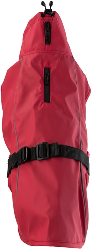 Trixie Regenjas Hond Vimy Rood 30 cm, Buik 24-34 cm