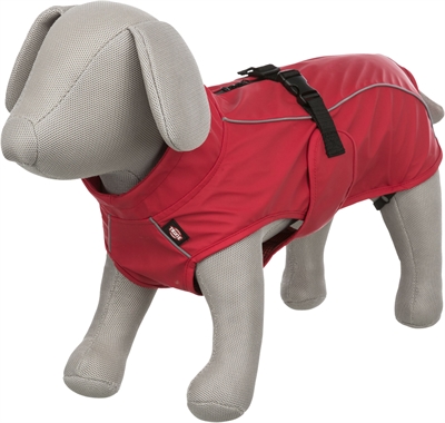 Trixie Regenjas Hond Vimy Rood 40 cm, Buik 40-54 cm