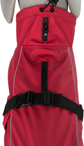 Trixie Regenjas Hond Vimy Rood 50 cm, Buik 48-66 cm