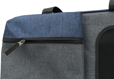 Trixie Hondentas Rugzak Tara 2 in 1 Grijs/Blauw 50x25x38 cm