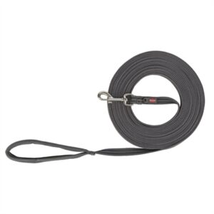 Trixie Hondenriem Sleeplijn Fusion 10 m x 1,7 cm Grijs