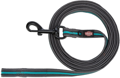 Trixie Hondenriem Sleeplijn Fusion 15m x 1,7cm Grafiet/Oceaan Blauw