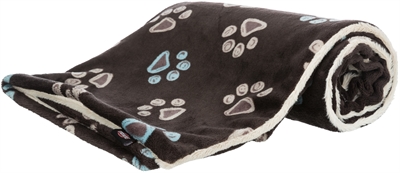 Trixie Hondendeken Jimmy Donkerbruin / Crème 150x100 cm — Comfortabele rustplek voor je hond