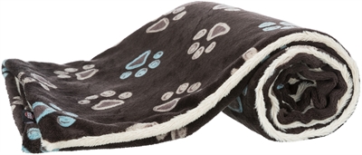 Trixie Hondendeken Jimmy Donkerbruin / Crème 150x100 cm — Comfortabele rustplek voor je hond