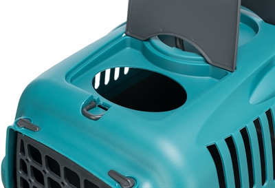 Trixie Reismand Capri Petrol 55x37x34 cm voor kat of kleine hond