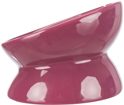 Trixie Verhoogde Voerbak Kat Bordeaux 13 cm 4 st