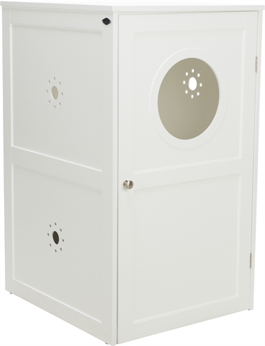 Trixie Kattenmand Huis XL Wit 58x53x90 cm
