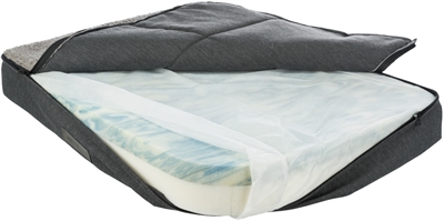 Trixie Hondenmand Sofa Bendson Orthopedisch Grijs 80x60 cm — Comfortabele rustplek voor je hond