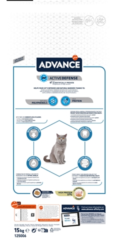 Advance Cat Sterilized Kalkoen 15 KG