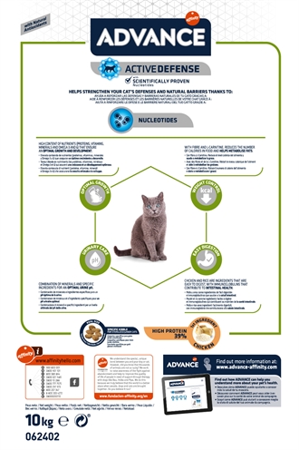 Advance Cat Junior Sterilized Kip 10 KG