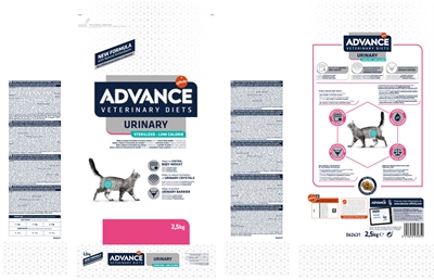 Advance Veterinary Diet Kat Urinary Sterilized 2,5 KG Minder Calorieën