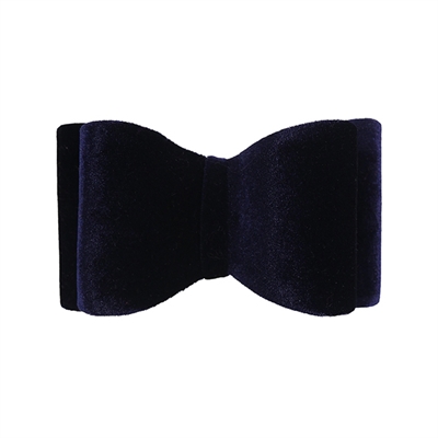 Cupid & Comet Luxury Vlinderstrik Fluweel Blauw S