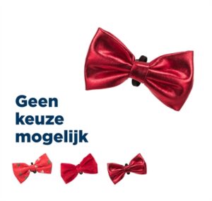 Trixie Xmas Vlinderdas Assorti 10 CM