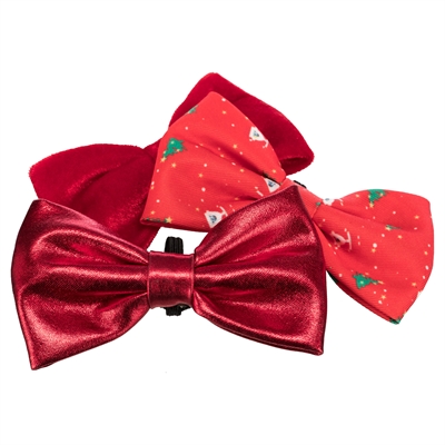 Trixie Xmas Vlinderdas Assorti 10 CM
