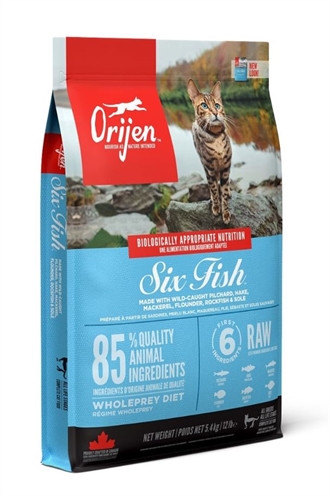 Orijen Whole Prey 6 Fish Cat 5,4 KG