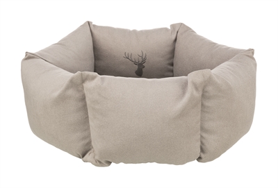 Trixie Hondenmand Leni Rond Zand/Grijs 50x50 cm — Comfortabele plek voor je hond
