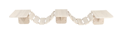 Trixie Klim / Klauterladder Wand Wit 150x30 CM