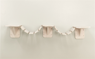 Trixie Klim/Klauterladder Wand Wit 150x30 cm voor katten