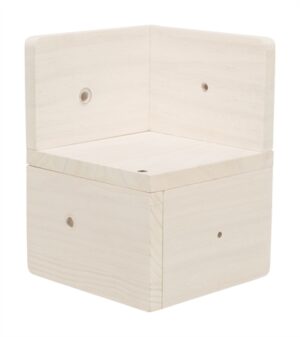 Trixie Muurelement 3 Voor Muurlandschap Voor Hoek Wit 16x16x21 CM