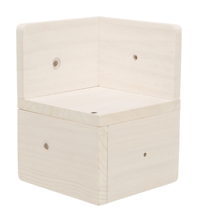 Trixie Muurelement 3 Voor Muurlandschap Voor Hoek Wit 16x16x21 CM