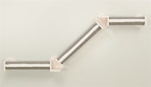 Trixie Set 2 Muurlandschap Klimpad Wit / Grijs 195x78 CM