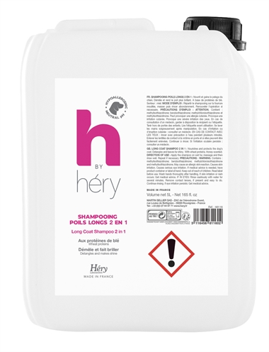 H By Hery Shampoo Hond Voor Lang Haar 5 Ltr