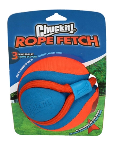 Chuckit Rope Fetch Speelbal 13 cm met Touw