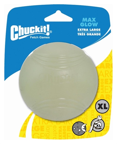 Chuckit Max Glow Bal XL 8 cm - Glow In The Dark
