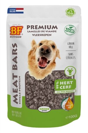 Bf Petfood Meat Bars Hert 100 GR