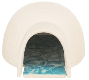 Trixie Hamster Iglo Met Koelplaat Keramiek Wit 15x13x9 CM