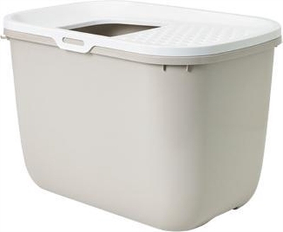 Savic Kattenbak Hop In Wit/Mokka 58,5x39x39,5 cm