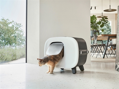 Savic Kattenbak Mira Deluxe Antraciet/Wit 55,5x44x49,5 cm