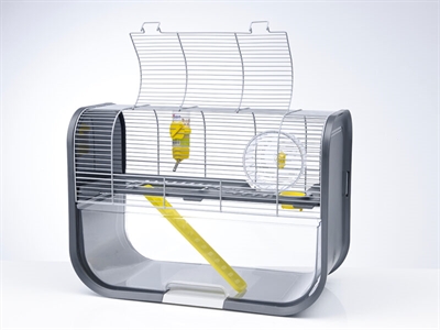Savic Hamsterkooi Geneva 60x29x44 cm Antraciet/Zilver