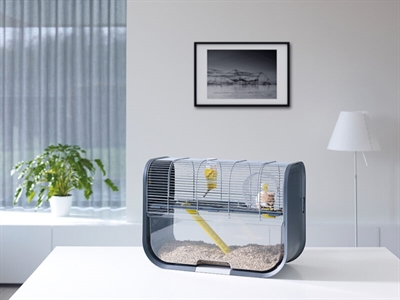 Savic Hamsterkooi Geneva 60x29x44 cm Antraciet/Zilver