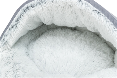 Trixie Hondenmand Donut Harvey Grijs/Wit-Zwart 70x70x19 CM — Knusse plek voor jouw hond