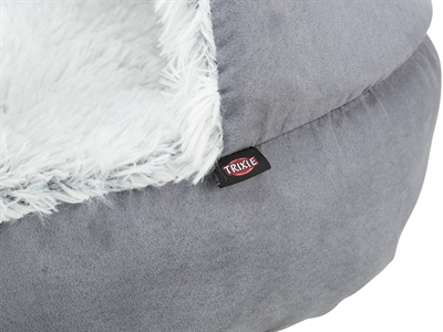 Trixie Hondenmand Donut Harvey Grijs/Wit-Zwart 70x70x19 CM — Knusse plek voor jouw hond