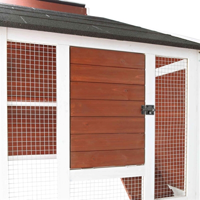 Trixie Natura Kippenhok Grenenhout 183x80x107 cm Bruin/Wit