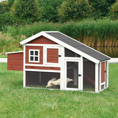 Trixie Natura Kippenhok Grenenhout 183x80x107 cm Bruin/Wit