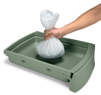 Imac Kattenbak Zuma 2ND Life Groen 56x40x42,5 cm met Schuiflade
