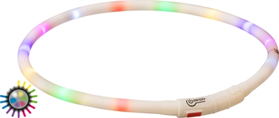 Trixie Lichtgevende Halsband Hond 70x1 CM Oplaadbaar Meerkleurig