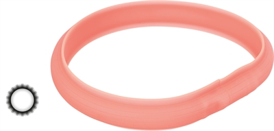 Trixie Lichtgevende Halsband Hond Koraal L-XL 70 cm 2 stuks