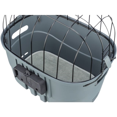 Trixie Stuur-Fietsmand Kunststof Grijs 42x30x39 cm Tot 5 KG