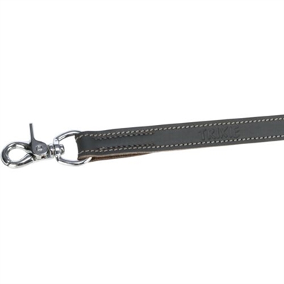 Trixie Hondenriem Rustic Vetleer Grijs 100x2 cm