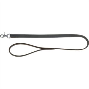 Trixie Hondenriem Rustic Vetleer Grijs 100x2,5 cm